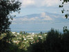 Zicht op Eretria van Skala Oropos